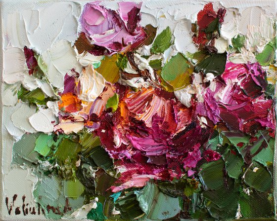 roses  painting - Original oil painting