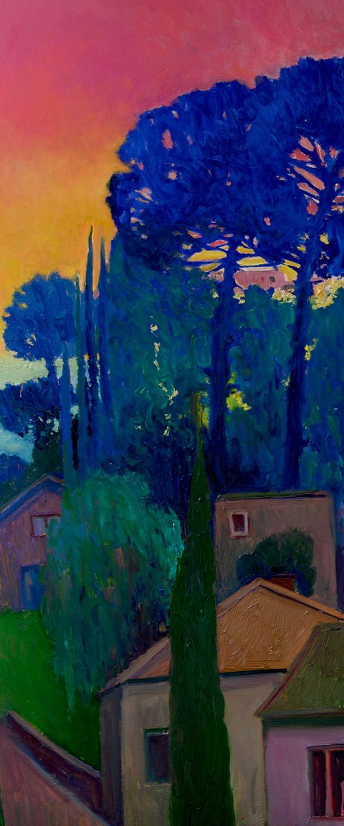 Before the Sunrise, Blue Pines by Suren Nersisyan