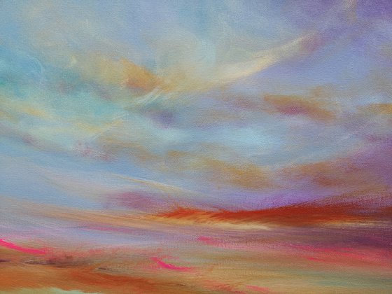 "Life's Blessings" - Cornish Seascape, Art, Skyscape
