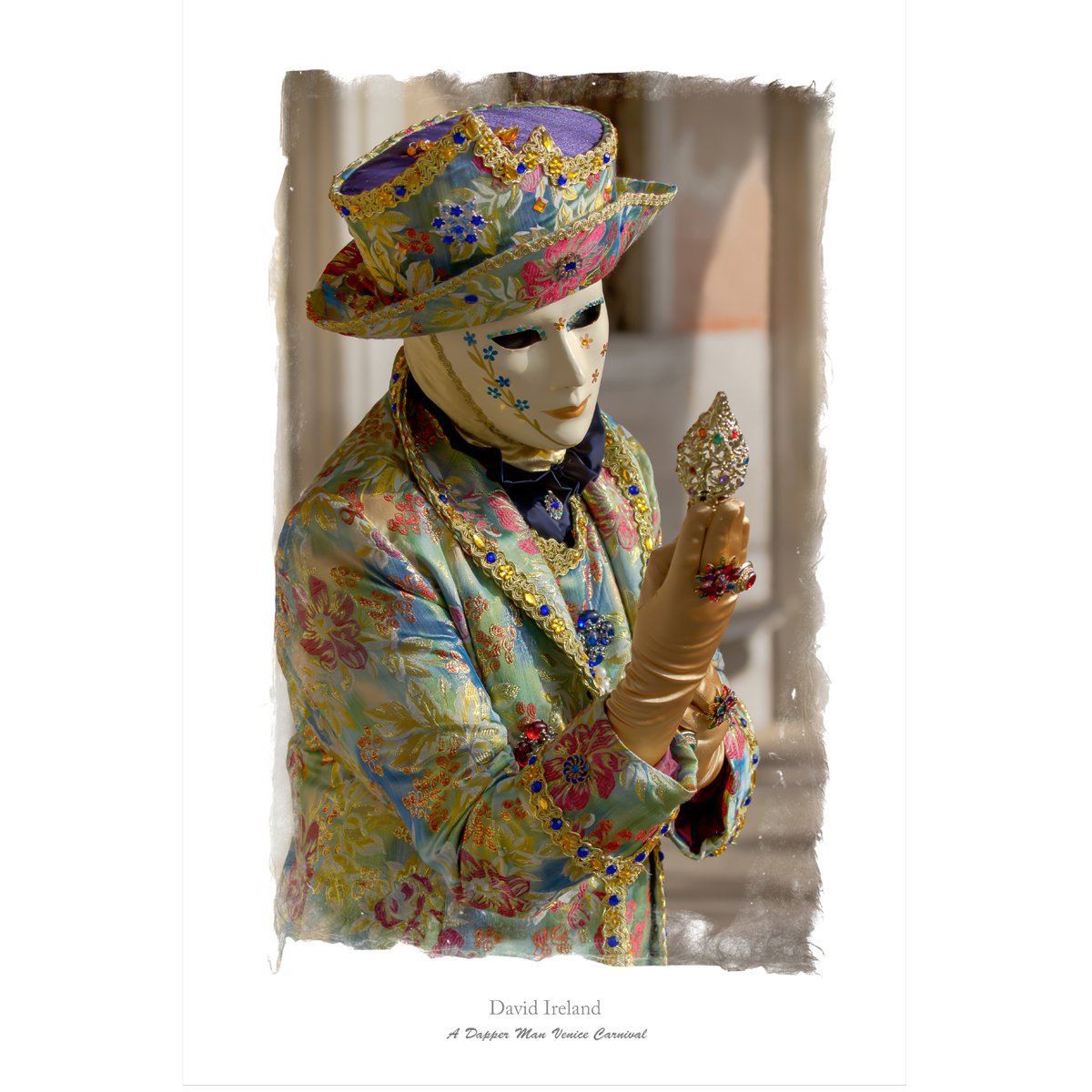 A Dapper Man Venice Carnival by David Ireland