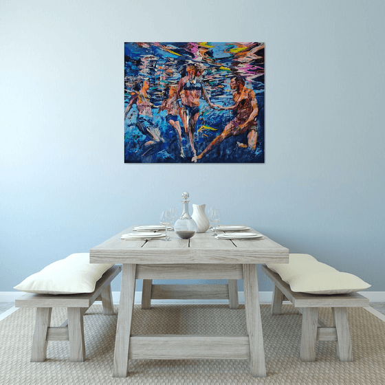 Between water and air