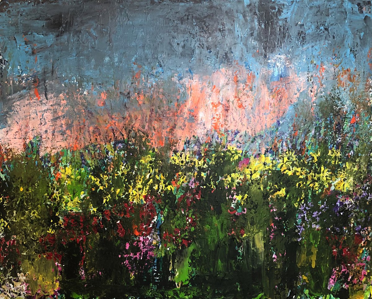 Sunrise Over Meadow by Paul Baaske