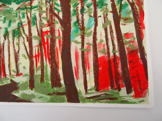 Forest - Original Mixed Media Artwork