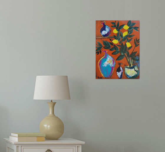 Lemon Tree and Pots