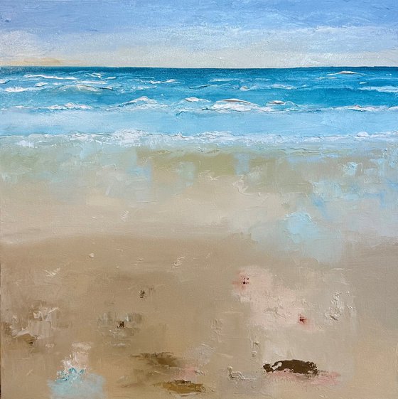 Low Tide and Wet Sand reflecting the sky