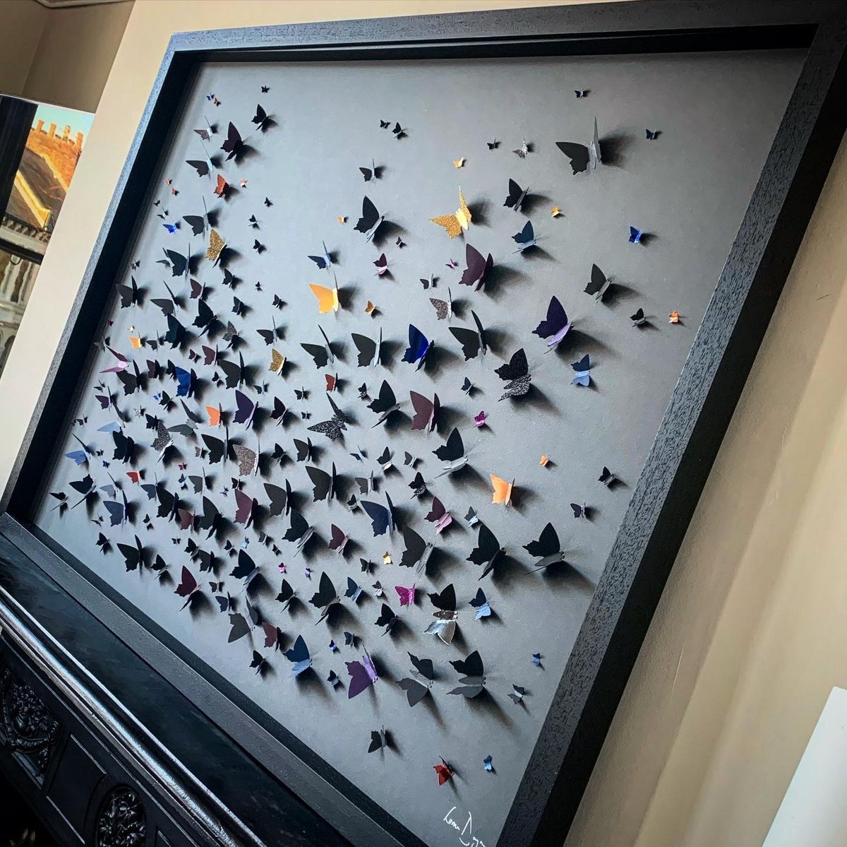 Animal Relief By Lorna Doyan, 46 X 34", The Midnight Escape, Original Artwork