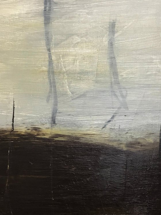 Seen In The Sky Minimalist Painting