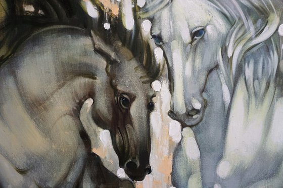 In the rays of the rising sun