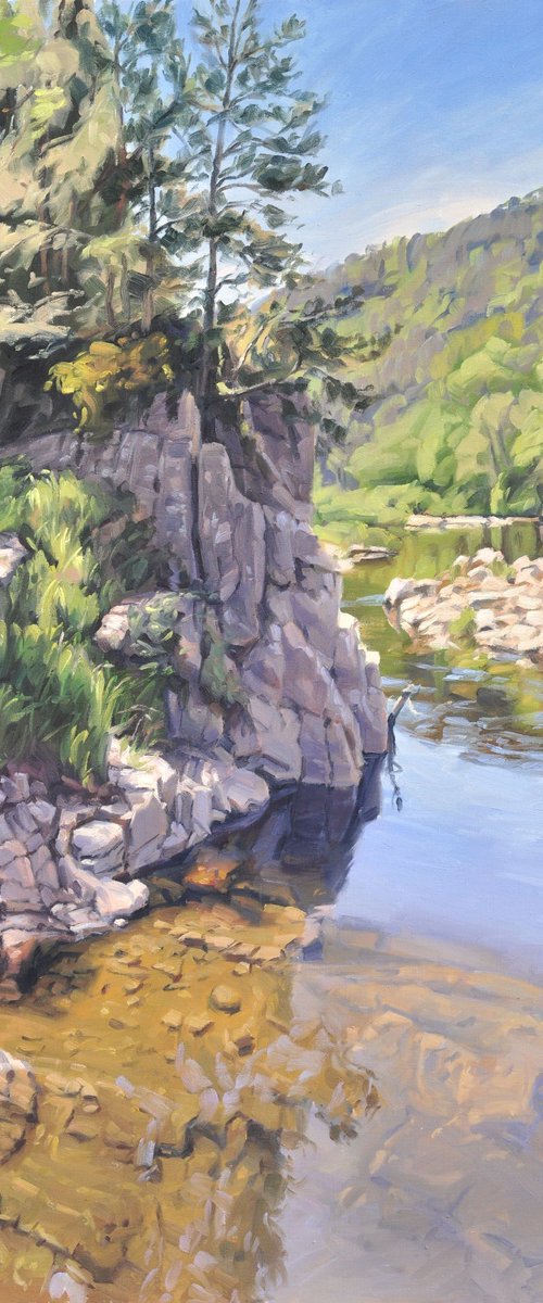 Rocks by the Loire by ANNE BAUDEQUIN