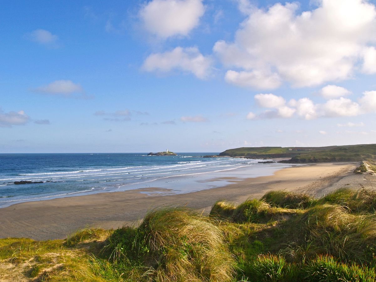 Photorealistic Landscape Photograph By Alex Cassels, 24 X 19, Gwithian Beach, Original Artwork