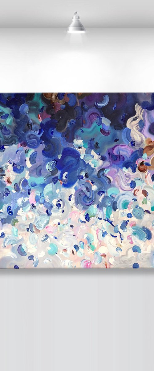 'Oceanum alte' - 72x36" by Tatiana Georgieva