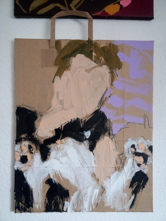 #38/24 Girl with cat