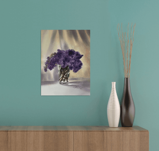 Lilac in a vase