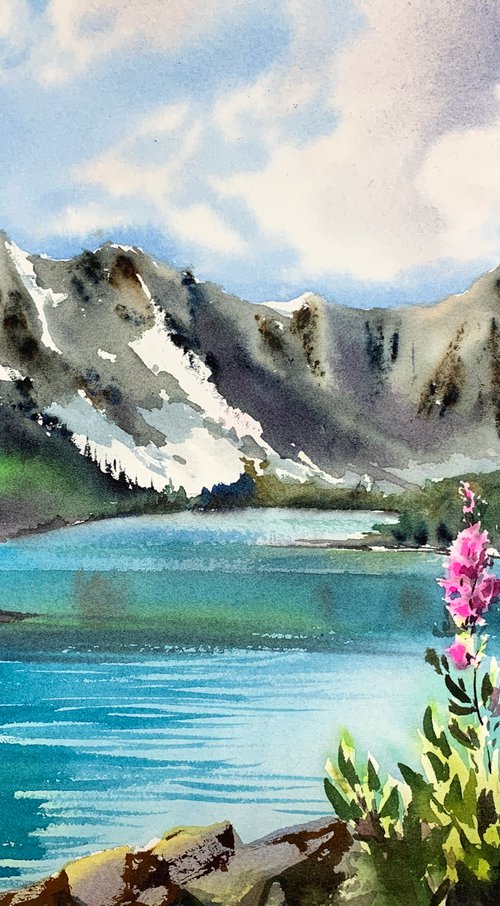 Mountain Lake #10 by Eugenia Gorbacheva