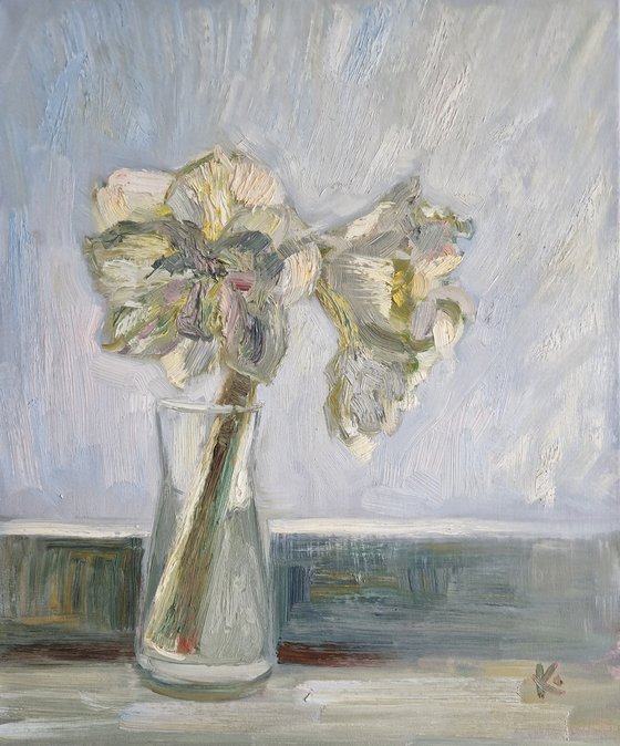 Still life with flowers "Winter light"