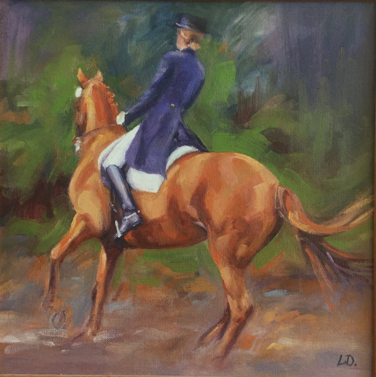 Canter Piroutte - Dressage Horse by Lorna Lancaster ASEA