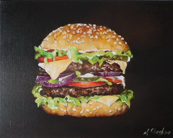 Burger Painting Realism