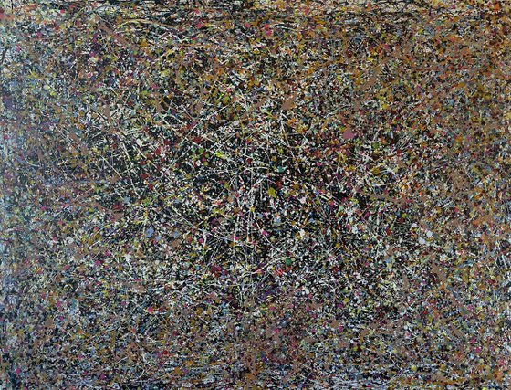 Broken Euphoria on a Black Background