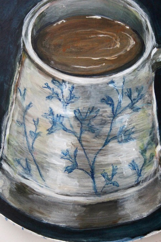 Mug still life painting called The Perfect Mug