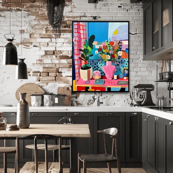 Vibrant Interior Still Life