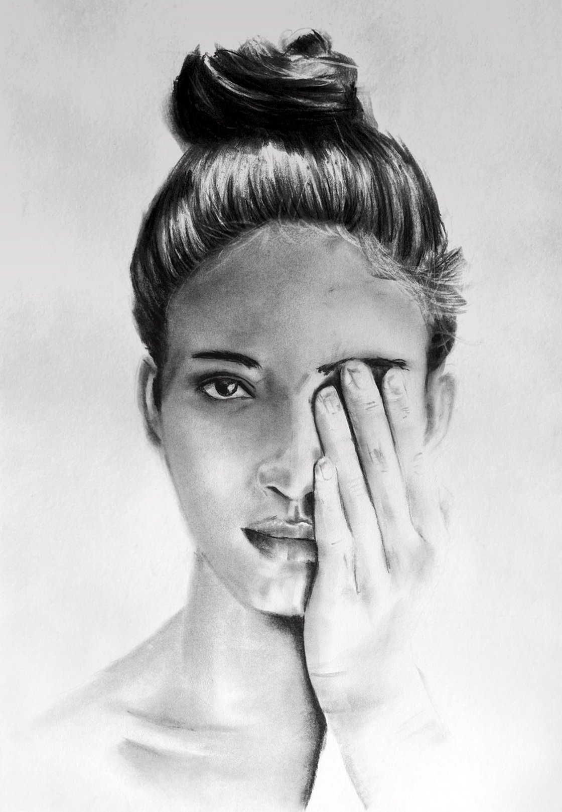 Draw realistic charcoal portraits by Denny Stoekenbroek - Trendy