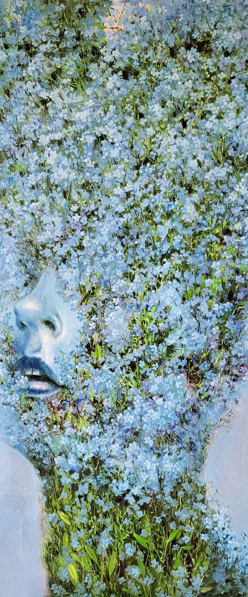 Forget-me-nots by Nataly Derevyanko