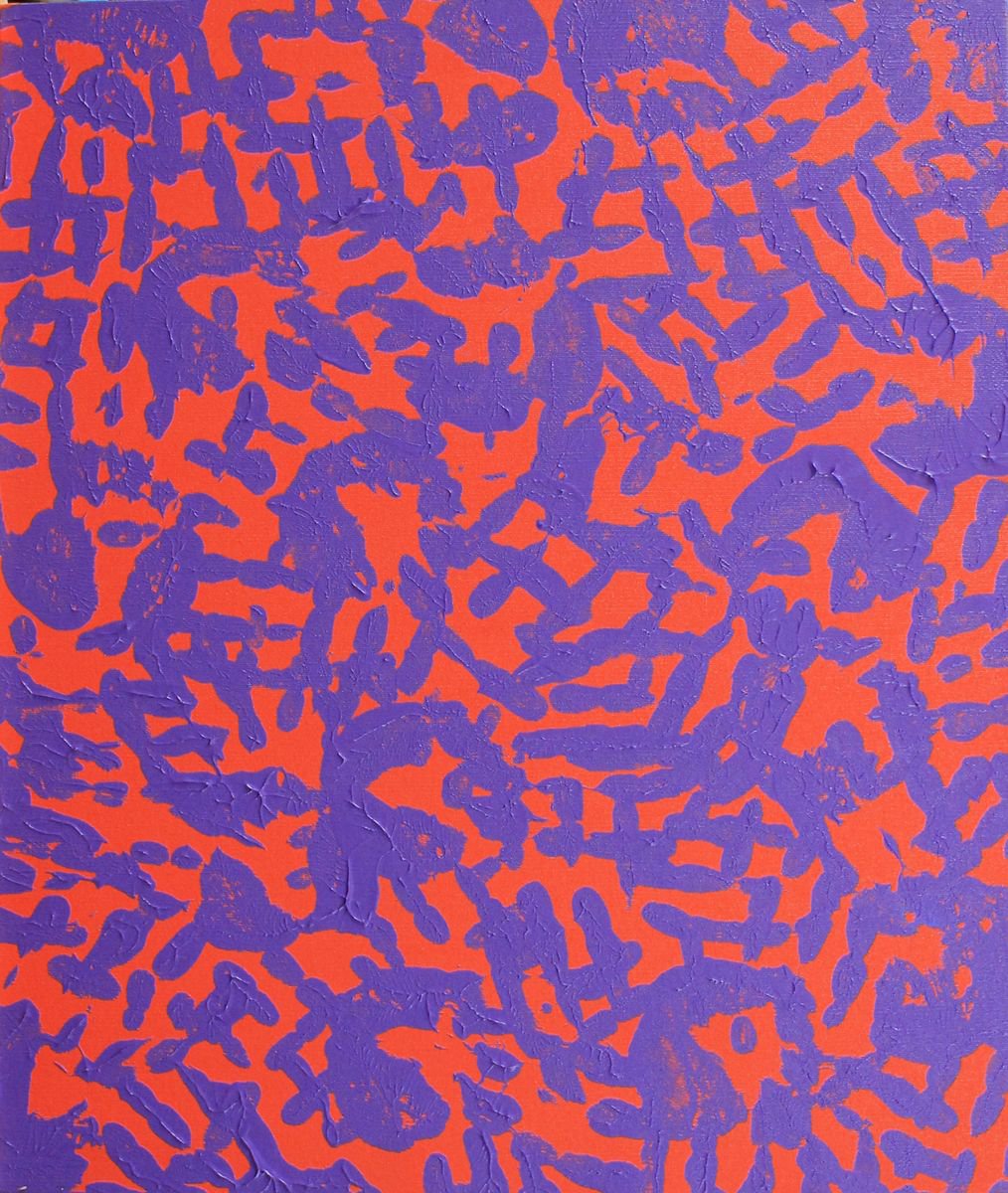Orange Purple (57x67 cm) by Narek Avetisyan