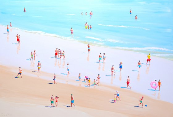 Sunny beach day (framed)