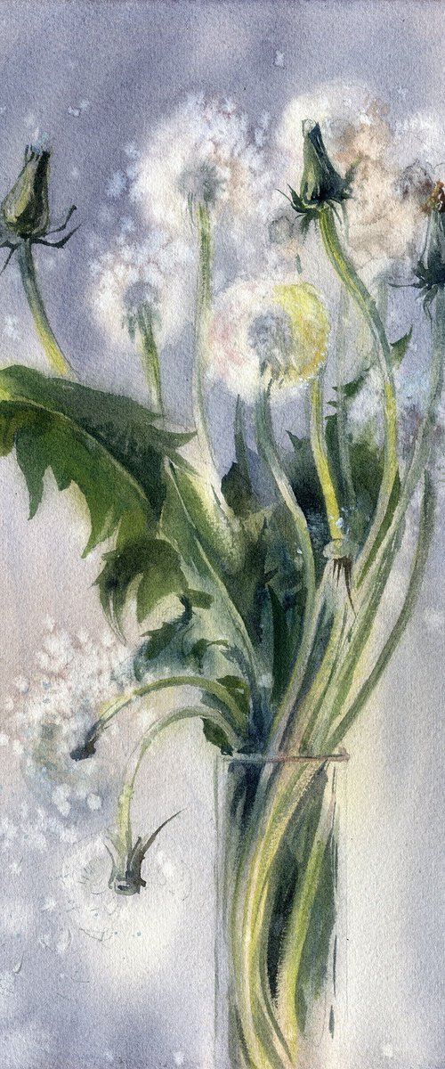 Dandelions by SVITLANA LAGUTINA