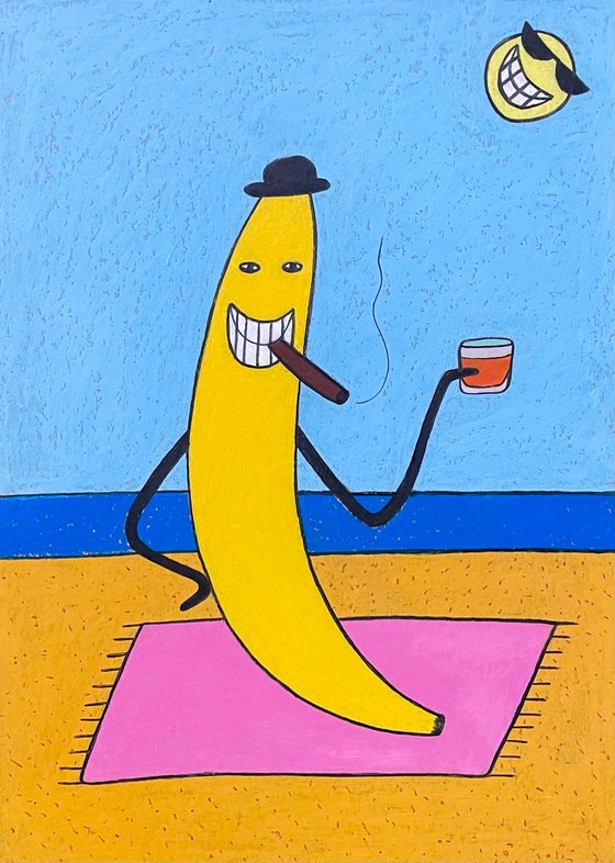 Mister Banana on vacation