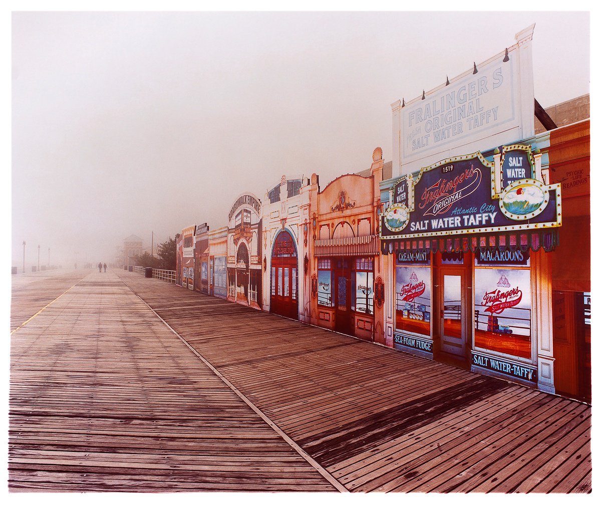 Urban And Pop Cityscapes Photograph By Richard Heeps, 36 X 29", Salt Water Taffy In The Mist, Original Artwork