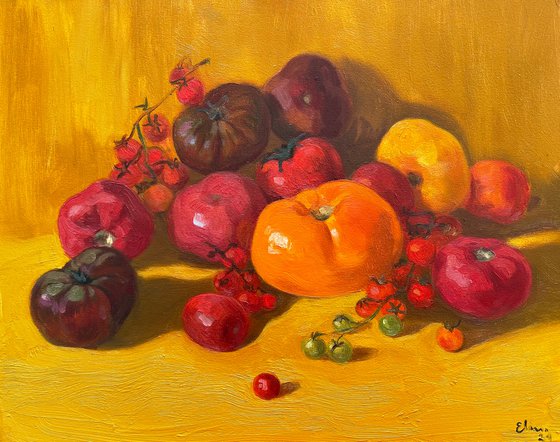 Still life with Tomatoes