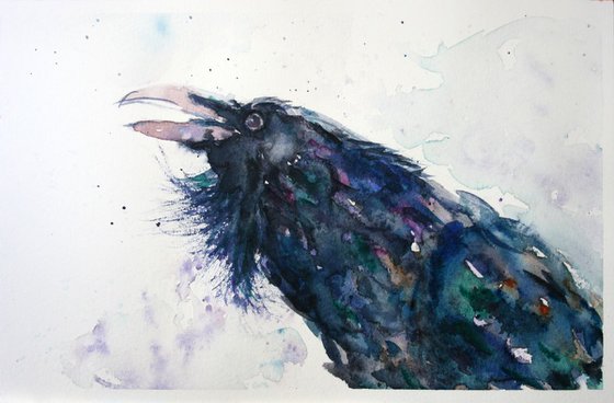 Raven II /  ORIGINAL PAINTING