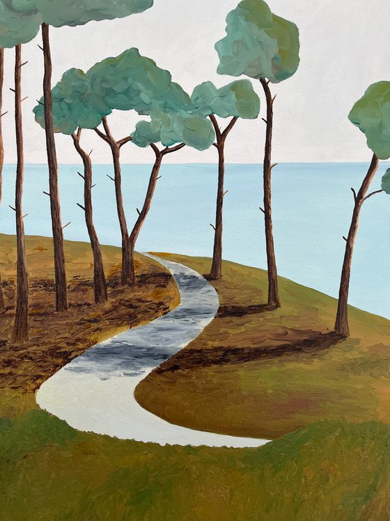 The coastal path