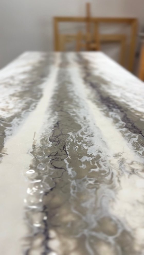 Diptych "Lithic Drift " second panel