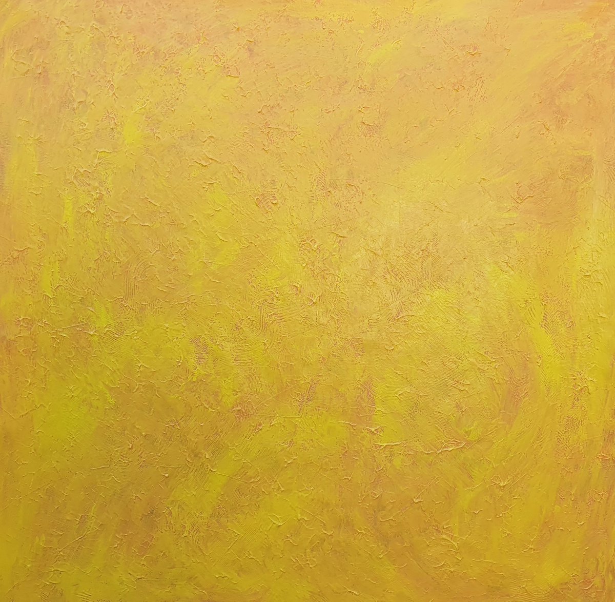 The Sun vibrations - yellow - orange abstract by Ivana Olbricht