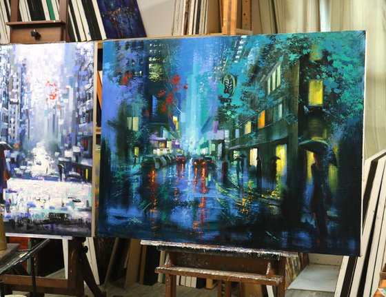 BLUE RAIN AND BROADWAY