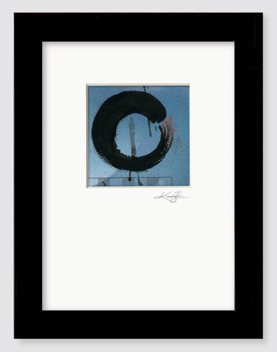 Enso Of Zen Collection 2 - 3 Abstract Zen Circle paintings by Kathy Morton Stanion