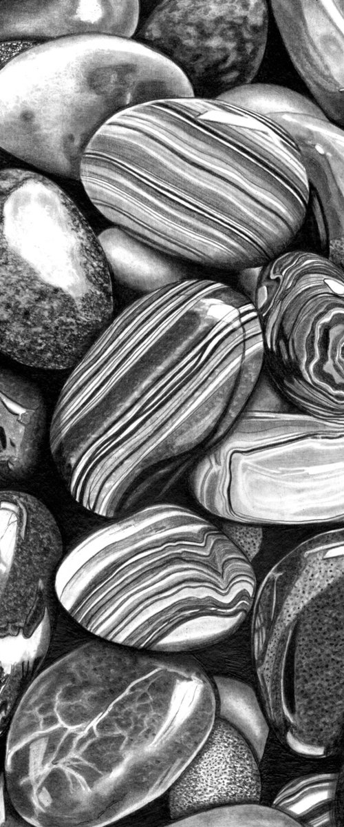 Wet Pebbles II 2025 by Paul Stowe