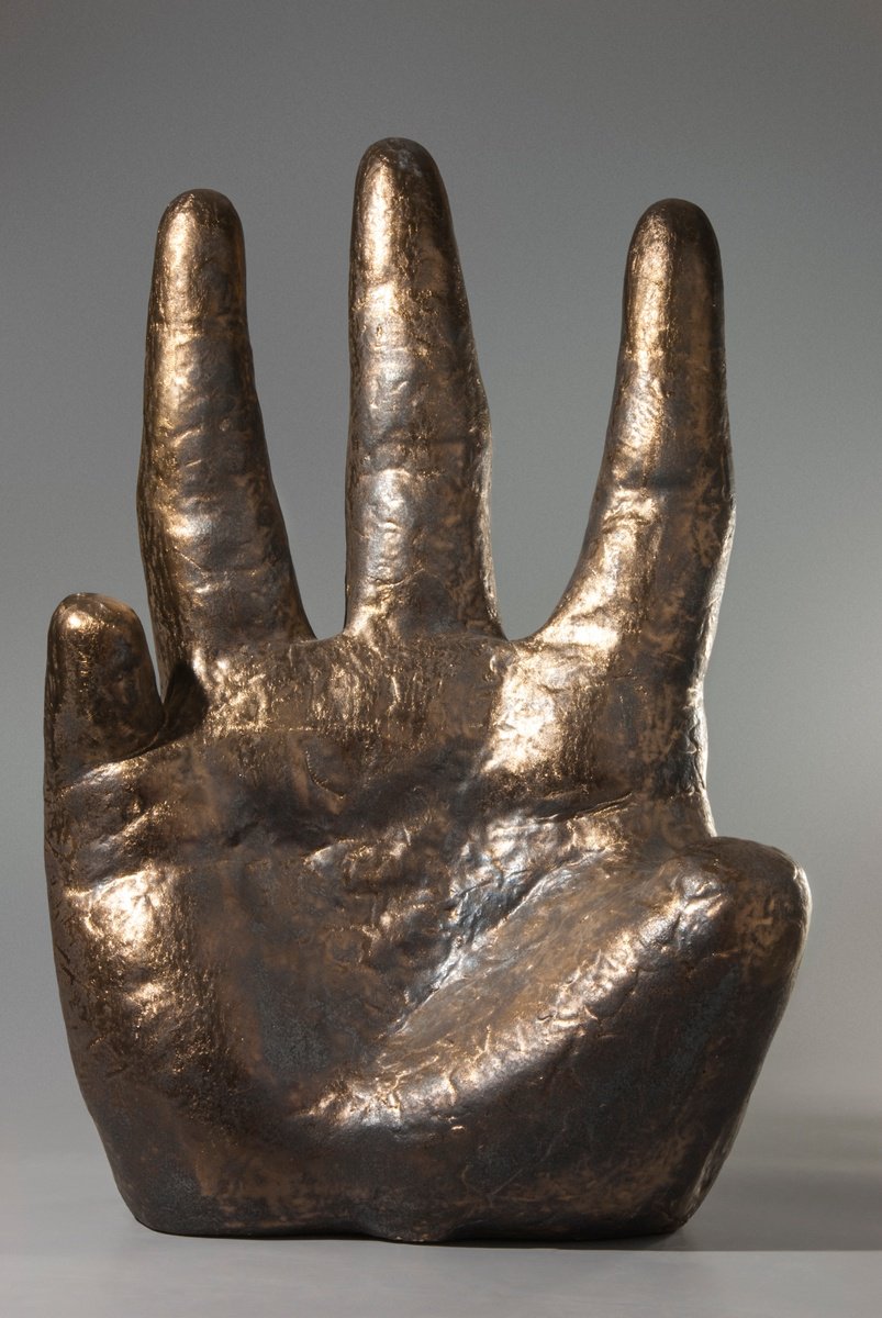 Expressive Portrait Clay Sculpture By Nadiia Otriazha Fedir Bushmanov, 17 X 24", Standpoint, Original Artwork