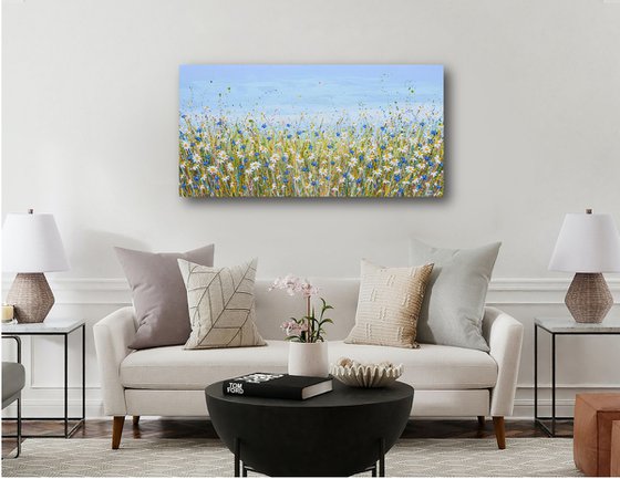 Daisies and Cornflowers II