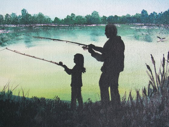Gone Fishing with Daddy!