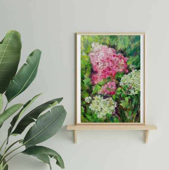 Hydrangea Painting