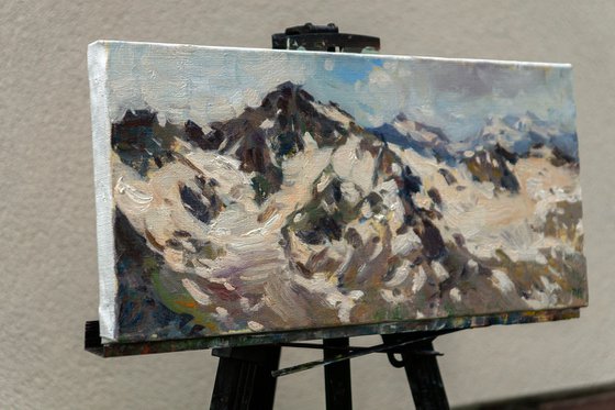 Around the Elbrus – Original Oil Painting
