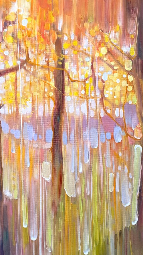Abstract Autumn Wood by Gill Bustamante