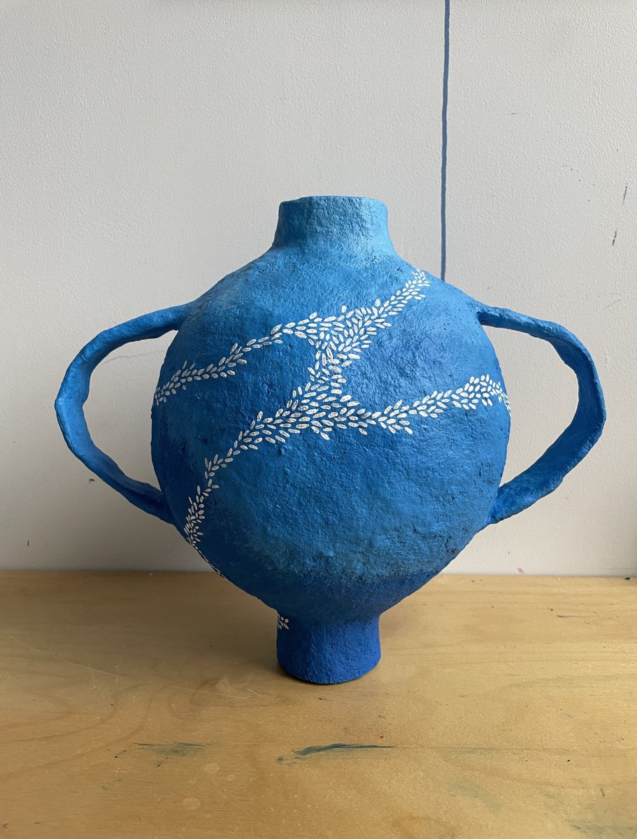 Abstract Sculpture By Flora Butler, 14 X 13, Rivers As Ancient As The World, Original Artwork