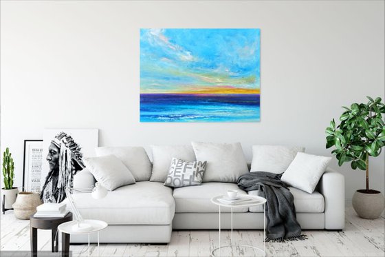 Call It Dreaming - Cornish Seascape, Art, Skyscape