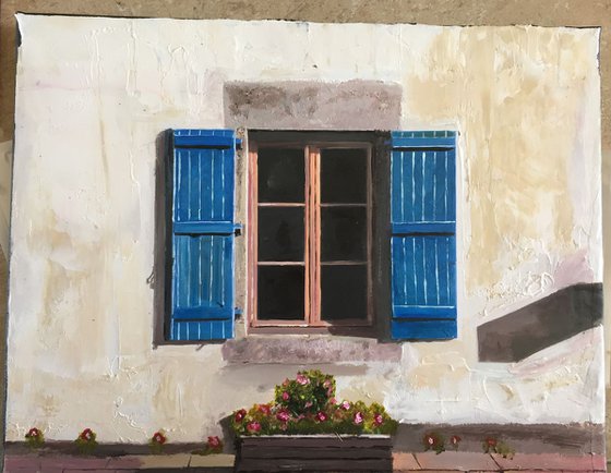 White Walls, Blue Shutters