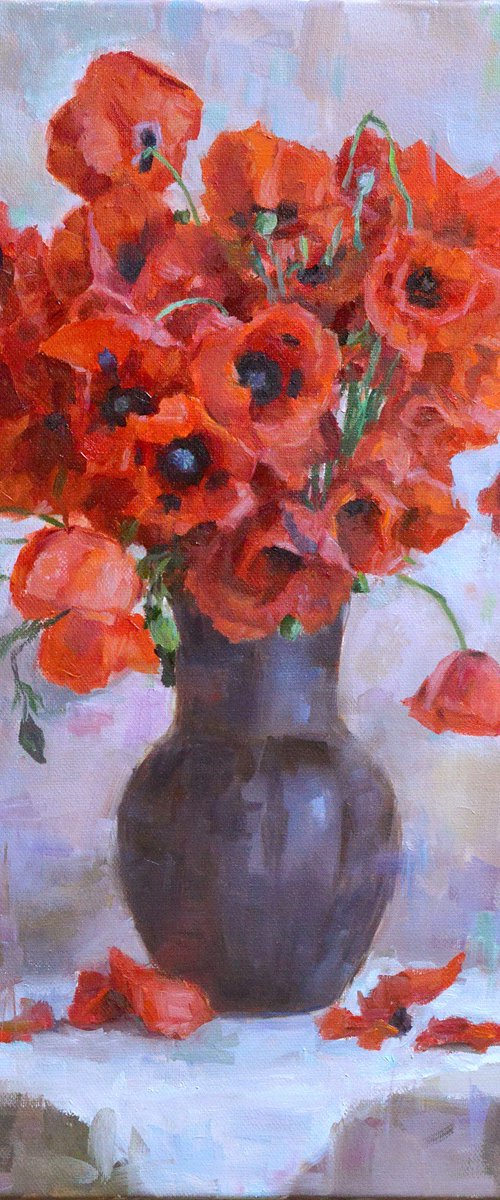 Poppies by Vachagan Manukyan