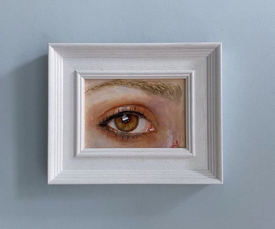Eye Portrait, Hazel Eye #3